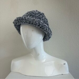 Cozy Textured Gray Hat / Beanie